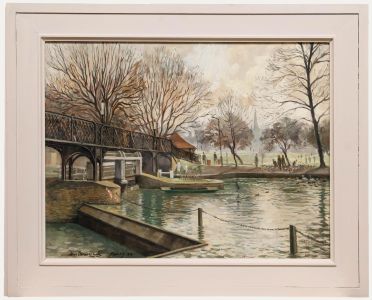 Allan Dorian Clark - 1982 Oil, Jesus Lock