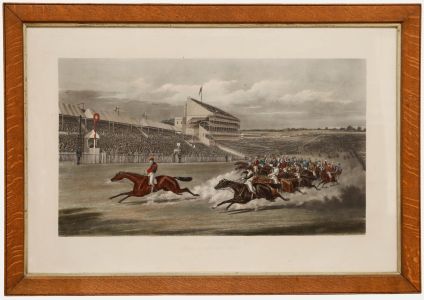 William Summers after Henry Thomas Alken - Aquatint, The Winning Post