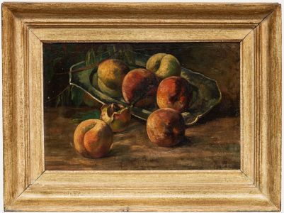 Pieter't Hout - Early 20th Century Oil, Peaches