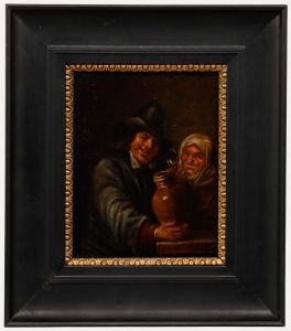 David Teniers the Younger - 19th Century Oil, The Drinkers