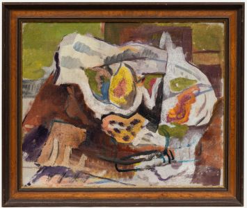 Rudolf Wulfertange - Framed Mid 20th Century Oil, The Fruit Bag