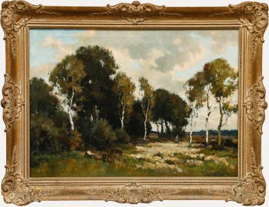 Jacob Lucas Jongsma - Early 20th Century Oil, Windswept Landscape