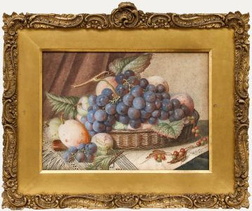 A. E. Adamson - 1875 Watercolour, Still Life with Fruit