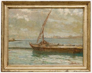 Salvatore Fantasia - Framed Early 20th Century Oil, Morning Sun