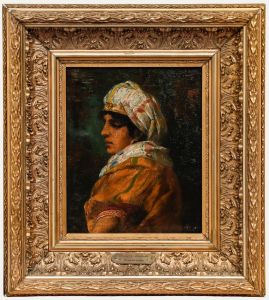 Franz Seraph von Lenbach - 19th Century Oil, Levantinerin