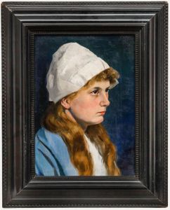 Early 20th Century Oil - Portrait of a Maid