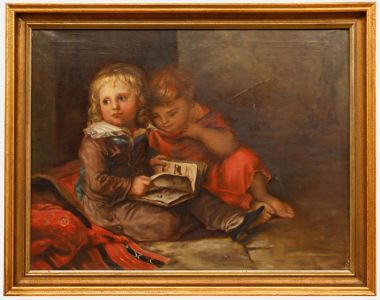 Christian Leberecht Vogel - Late 19th Century Oil, The Artist's Sons