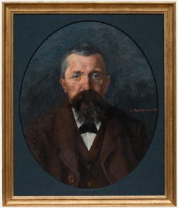 Gustav Adolf Appelbaum - 1893 Oil, Portrait of a Gentleman