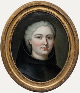 18th Century Oil - Mademoiselle de Charolais