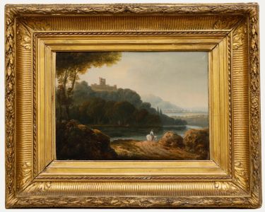 1835 Oil - Fortress on the Hill