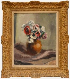 Maurice Asselin - Early 20th Century Oil, Bouquet of Anemones