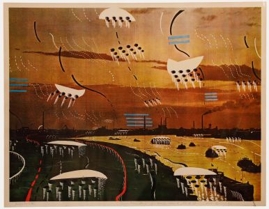 Peter Brüning - Mid 20th Century Silkscreen, Modern Landscape