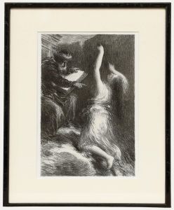 Henri Fantin-Latour - 1886 Lithograph, Parsifal, Act II: Evocation of Kundry