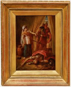 Paul Falconer Poole - 19th Century Oil, Jael and Sisera