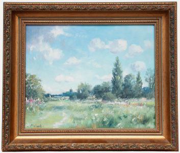 Peter Metcalf - 1996 Oil, Summer Meadow