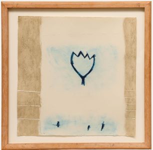 Duncan Bullen - 1990 Monotype, Blue Tulip