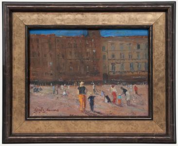 Geoffrey Burrows - 2004 Oil, Orange Slack Sienna