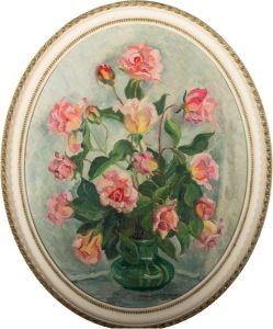 Bess Defries Brady - 20th Century Oil, Pink Roses
