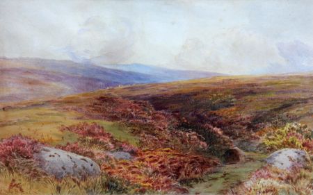 Arthur Henry Enock - Excellent 19th/Early 20th Watercolour - Chagford, Dartmoor