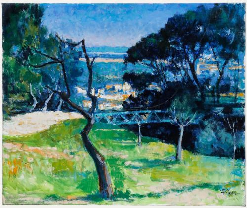 Pierre Neveu (b.1929) - Contemporary Oil, Cadenet, France