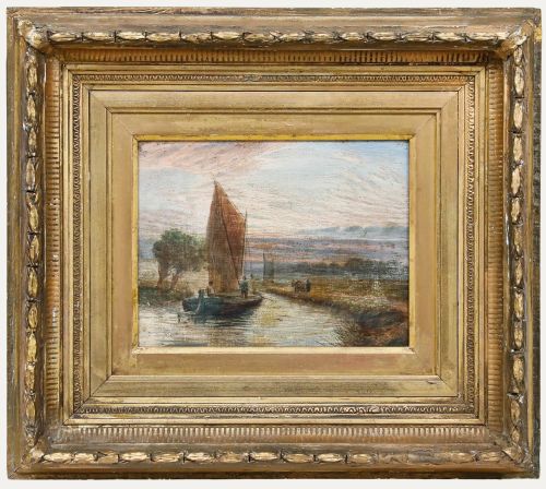 Henry Baines - 1874 Oil, Red Sky at Night