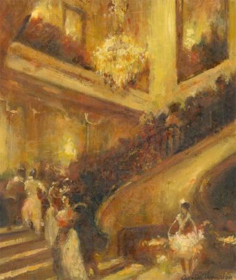 George Thompson (1934-2019) - 20th Century Oil, The Performance