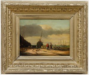 Late 19th Century Oil - Dutch Boats