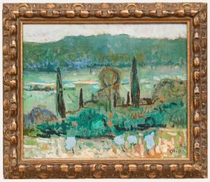 Alexander Orlov - Framed Mid 20th Century Oil, Verdant View