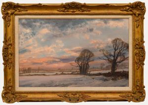 Kenneth Raymond Denton (1932-2024) - Framed 20th Century Oil, Winter Evening