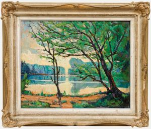 Framed Mid 20th Century Oil - Morning Light