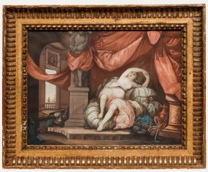 19th Century Gouache - Queen Dido Abandoned by Aeneas