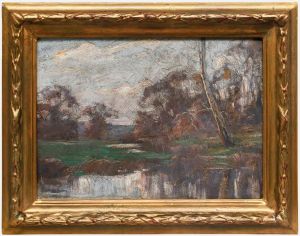 Hans Greinke - 1930 Oil, Easter in Weimar