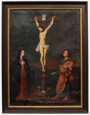 19th Century Oil - The Crucifixion