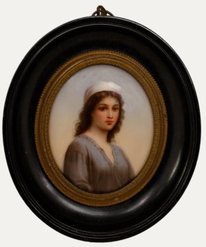 Charles Landelle - Framed Mid 19th Century Watercolour, Ruth