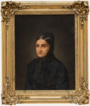 Early 20th Century Oil - Portrait of a Widow