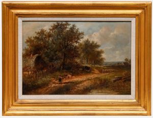 Late 19th Century Oil - Homeward Bound