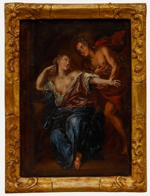 Coentgen - 18th Century Oil, Bacchus and Ariadne