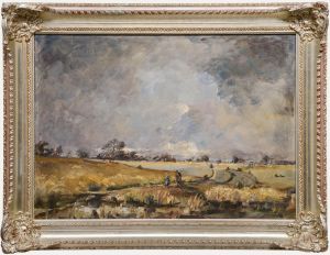 Simon Hohenegger - 20th Century Oil, Overcast Landscape
