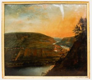 19th Century Oil - View of the Valley