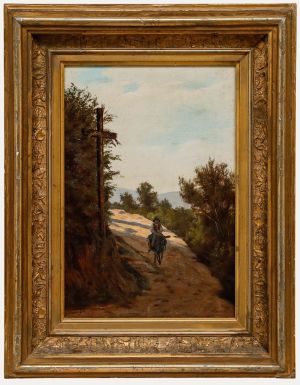 1885 Oil - The Mountain Path