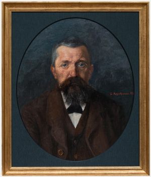 Gustav Adolf Appelbaum - 1893 Oil, Portrait of a Gentleman