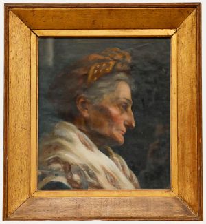 Early 20th Century Oil - Portrait of an Elderly Woman