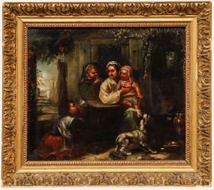 19th Century Oil - The Trumpeters