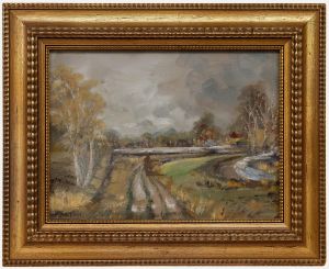 Simon Hohenegger - Framed Mid 20th Century Oil, Near Gröbenzell