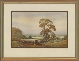 Keith Burtonshaw (1930-2008) - Watercolour, Landscape View, North Down