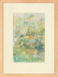 Jeanne Dodd - Contemporary Watercolour, Trees in a Landscape