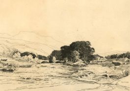 Niels M. Lund (1863-1916) - Signed c. 1916 Etching, Killin, Perthshire