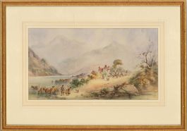 James W. Ferguson  (fl.1915-1963) - Signed & Framed Early 20th Century Watercolour, Down by the Water
