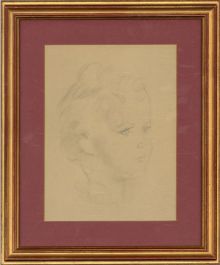 Alfred Kingsley Lawrence RA (1893-1975) - Graphite Drawing, Young Boy