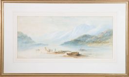 Edwin Earp (1851–1945) - Early 20th Century Watercolour, Bringing In The Boats